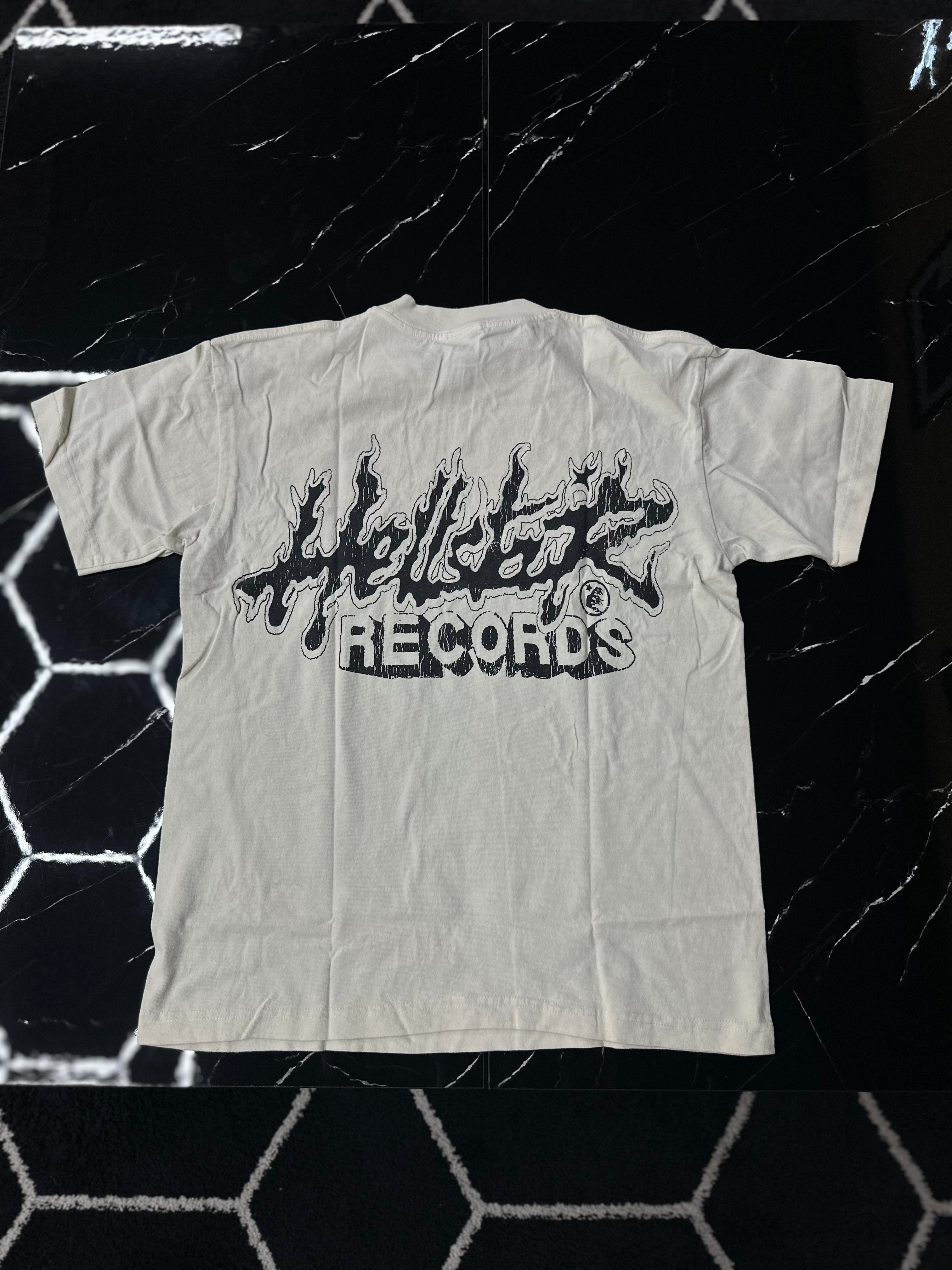 HELLSTAR CREAM AUDIO TEE