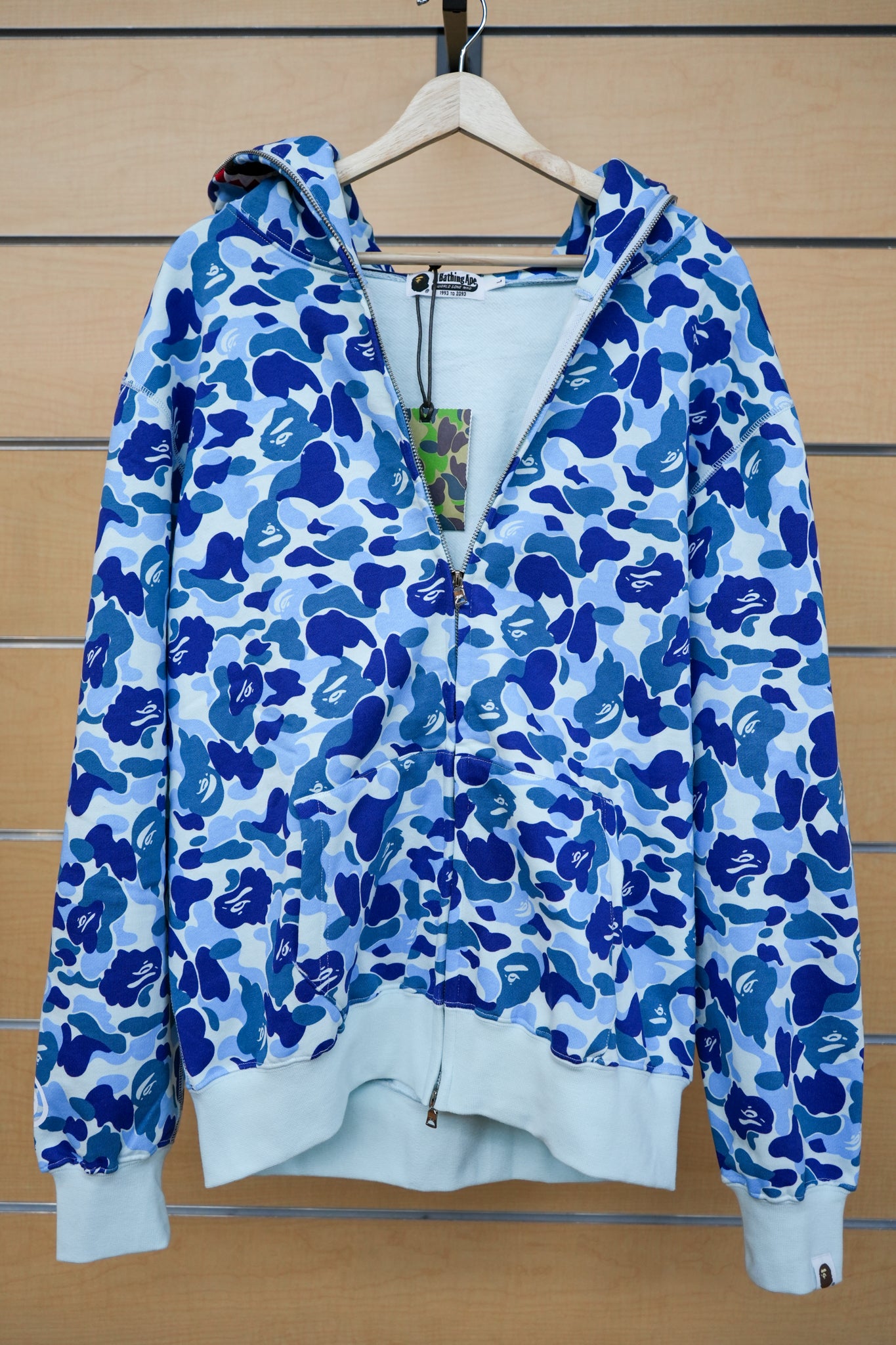 BAPE HOODIE BLUE