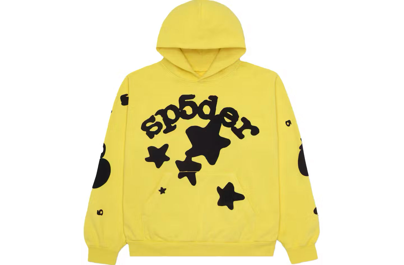 SP5DER HOODIE YELLOW