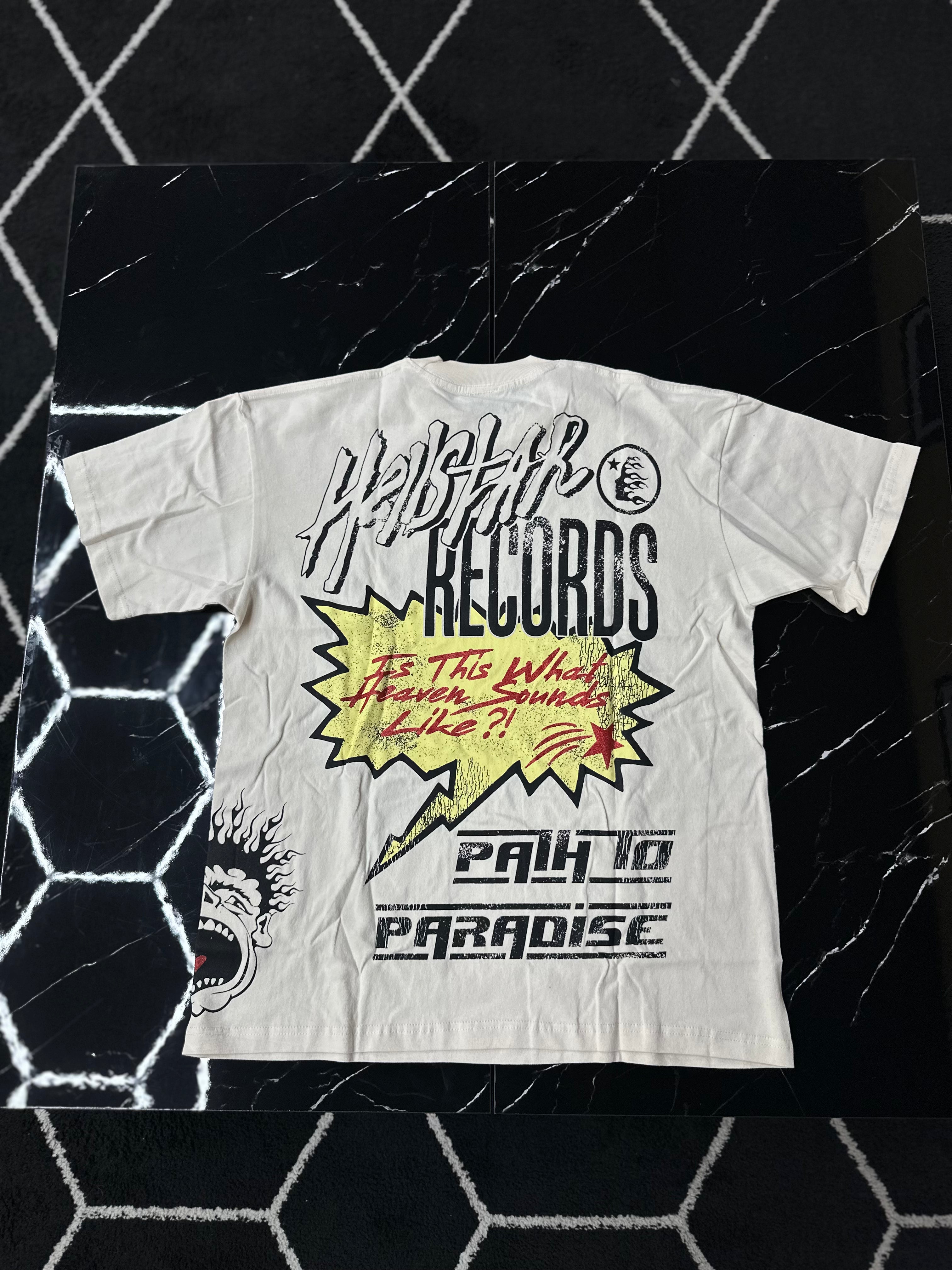 HELLSTAR RECORDS CREAM TEE