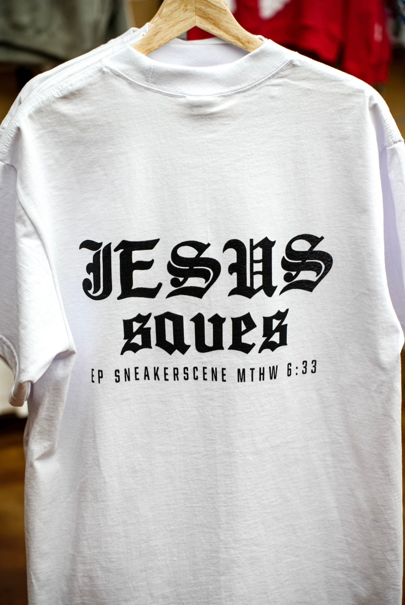 EPSS JESUS SAVES TEE WHITE