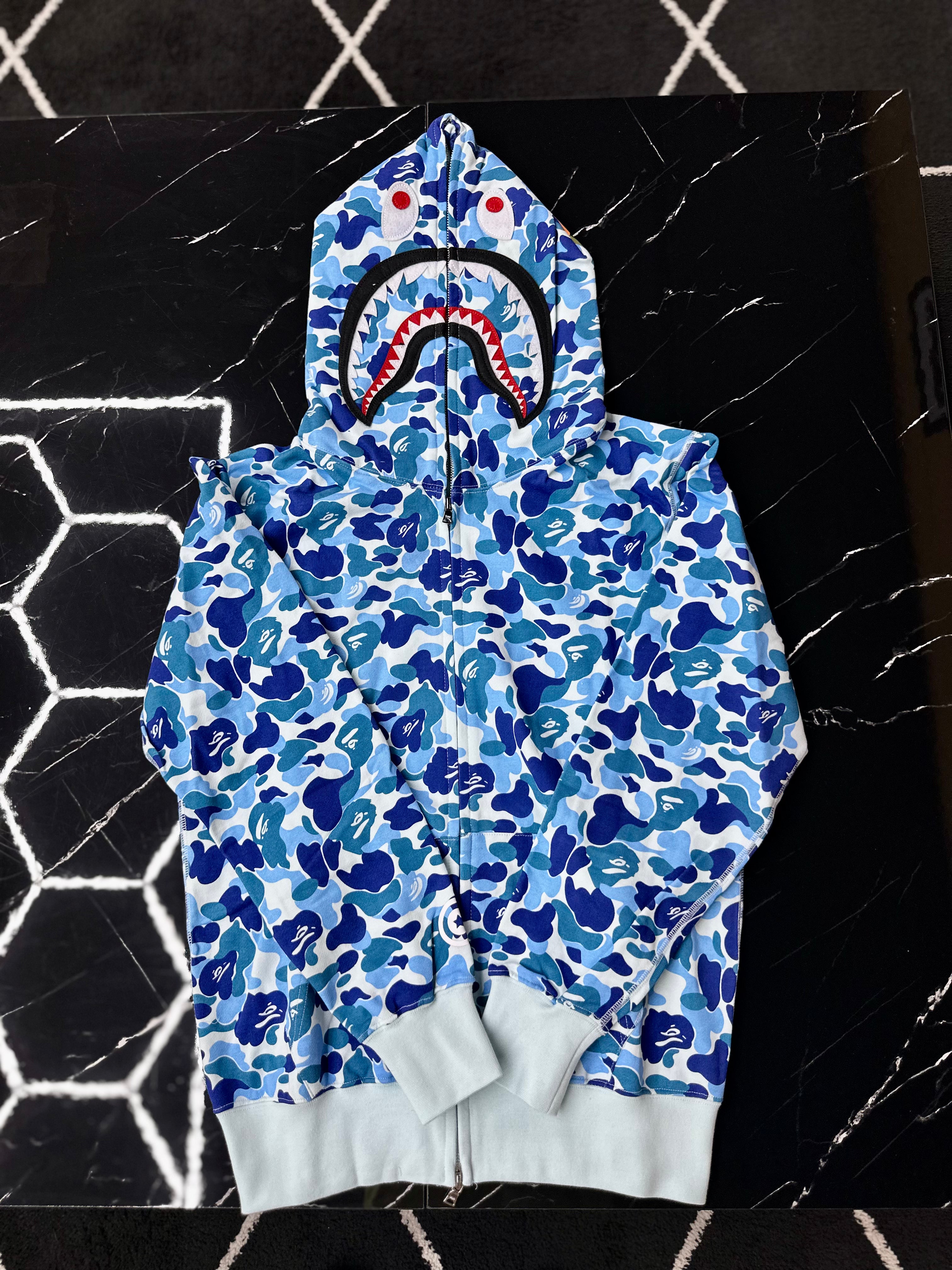 BAPE HOODIE BLUE