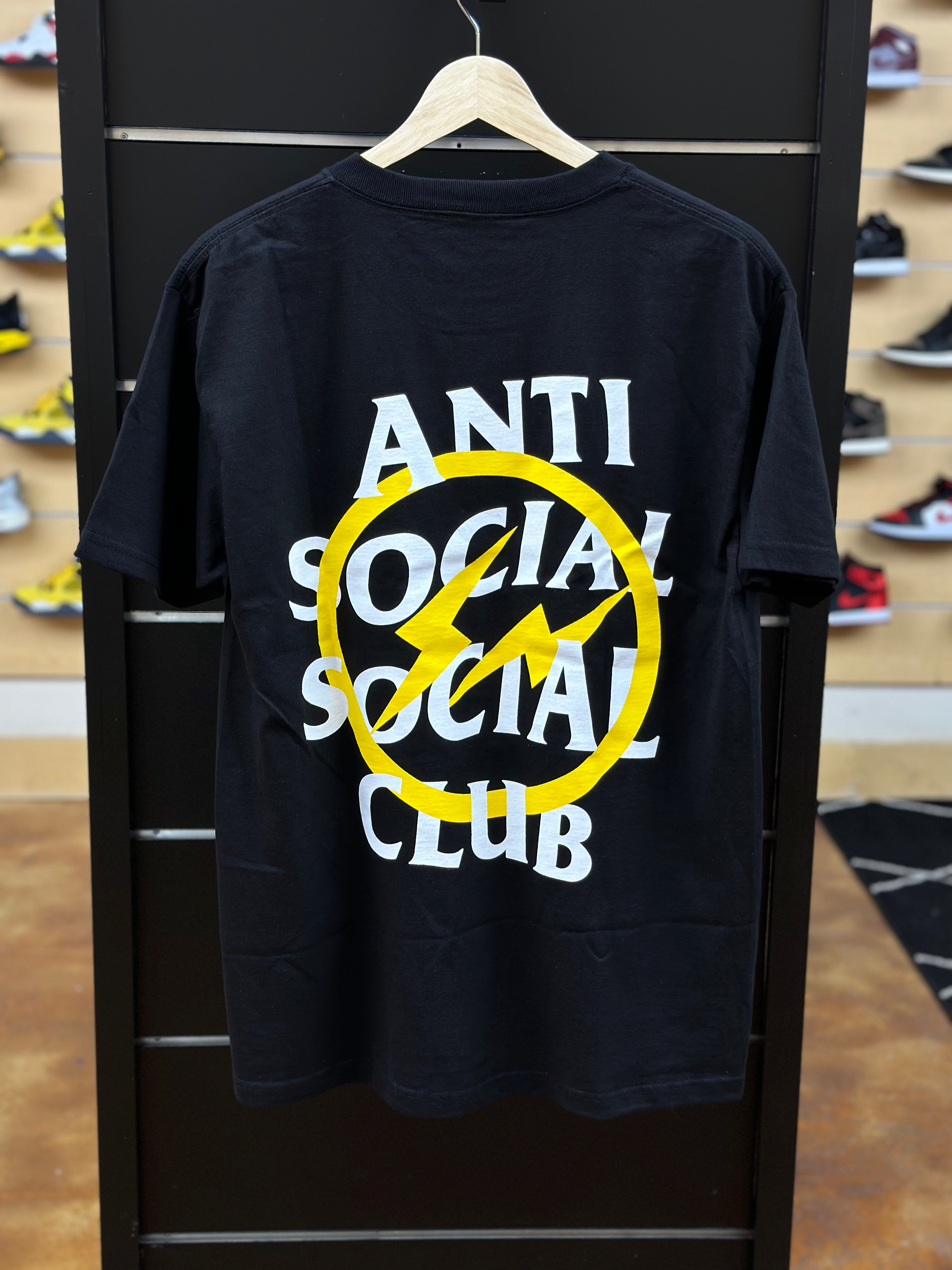 ANTI SOCIAL SOCIAL CLUB FRAGMENT YELLOW TEE