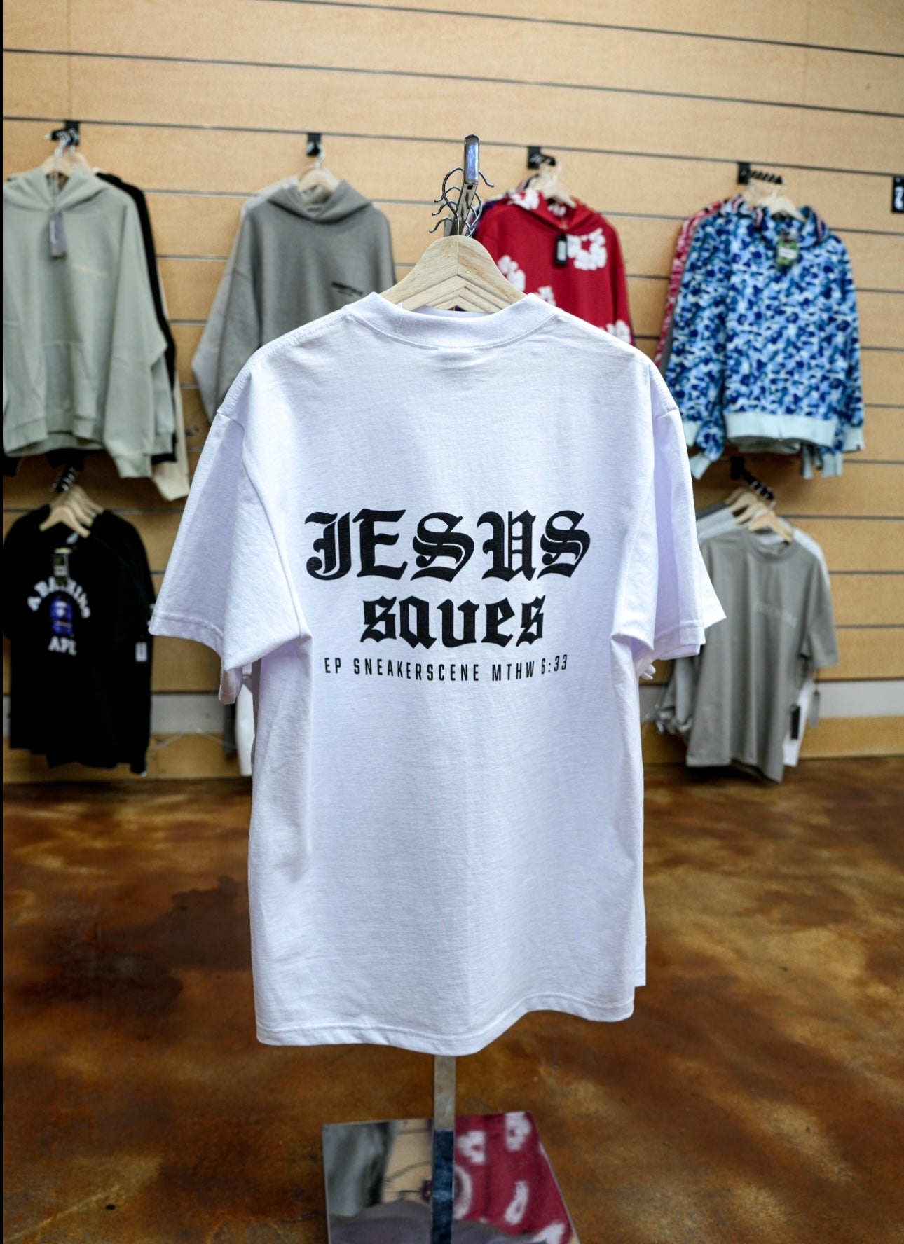 EPSS JESUS SAVES TEE WHITE