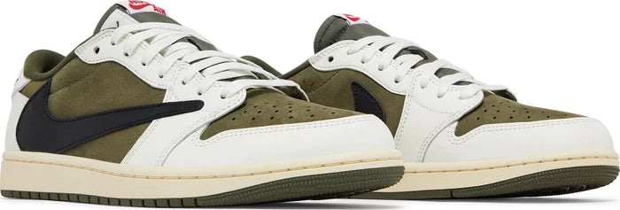 JORDAN 1 LOW TRAVIS SCOTT REVERSE OLIVE