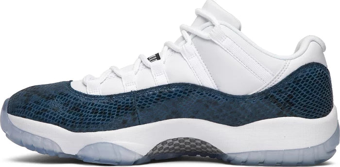 JORDAN 11 LOW RETRO NAVY SNAKE SKIN (2019)