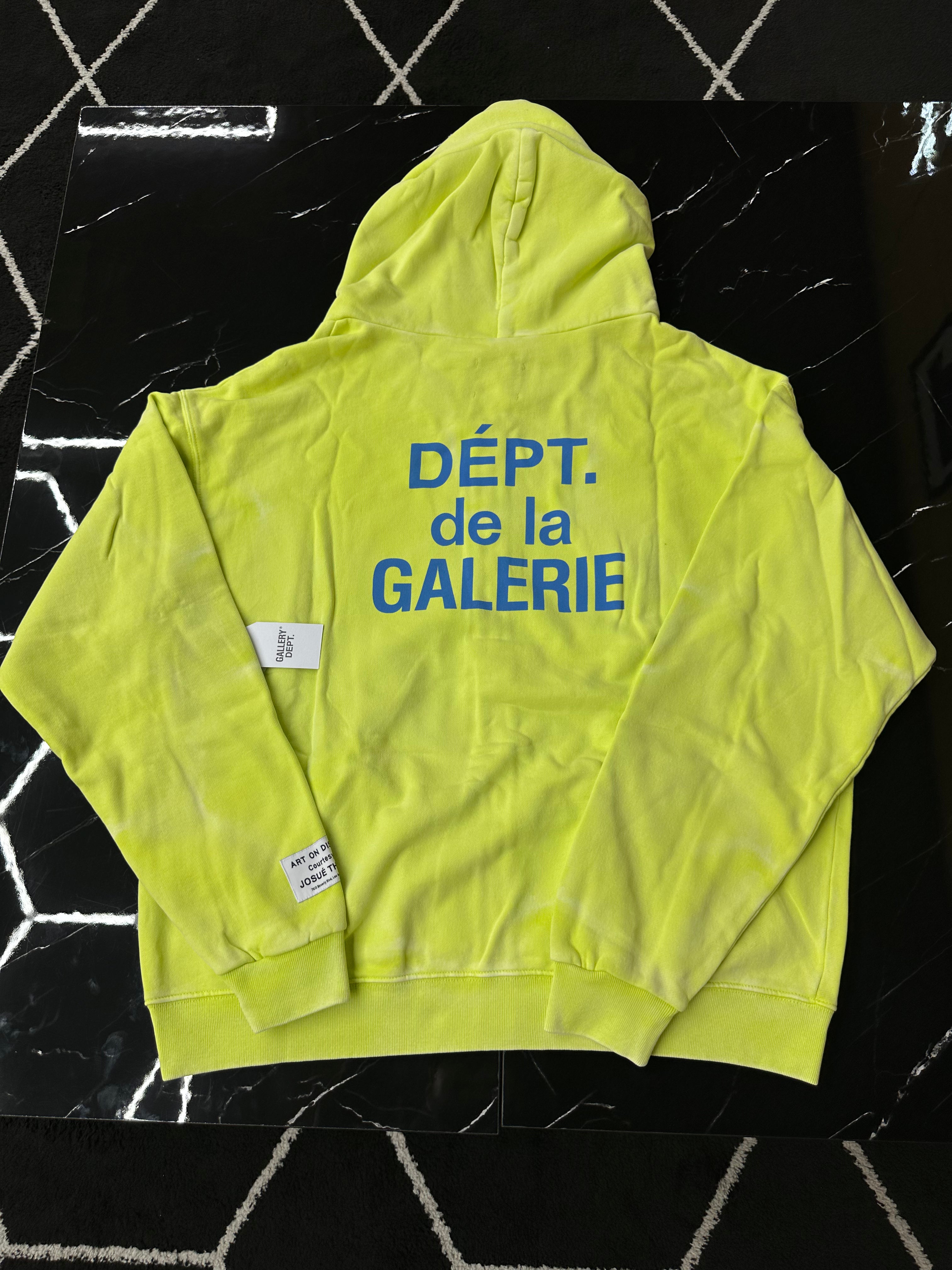 GALLERY DEPT HOODIE YELLOW – epsneakerscene GALLERY DEPT HOODIE YELLOW – epsneakerscene