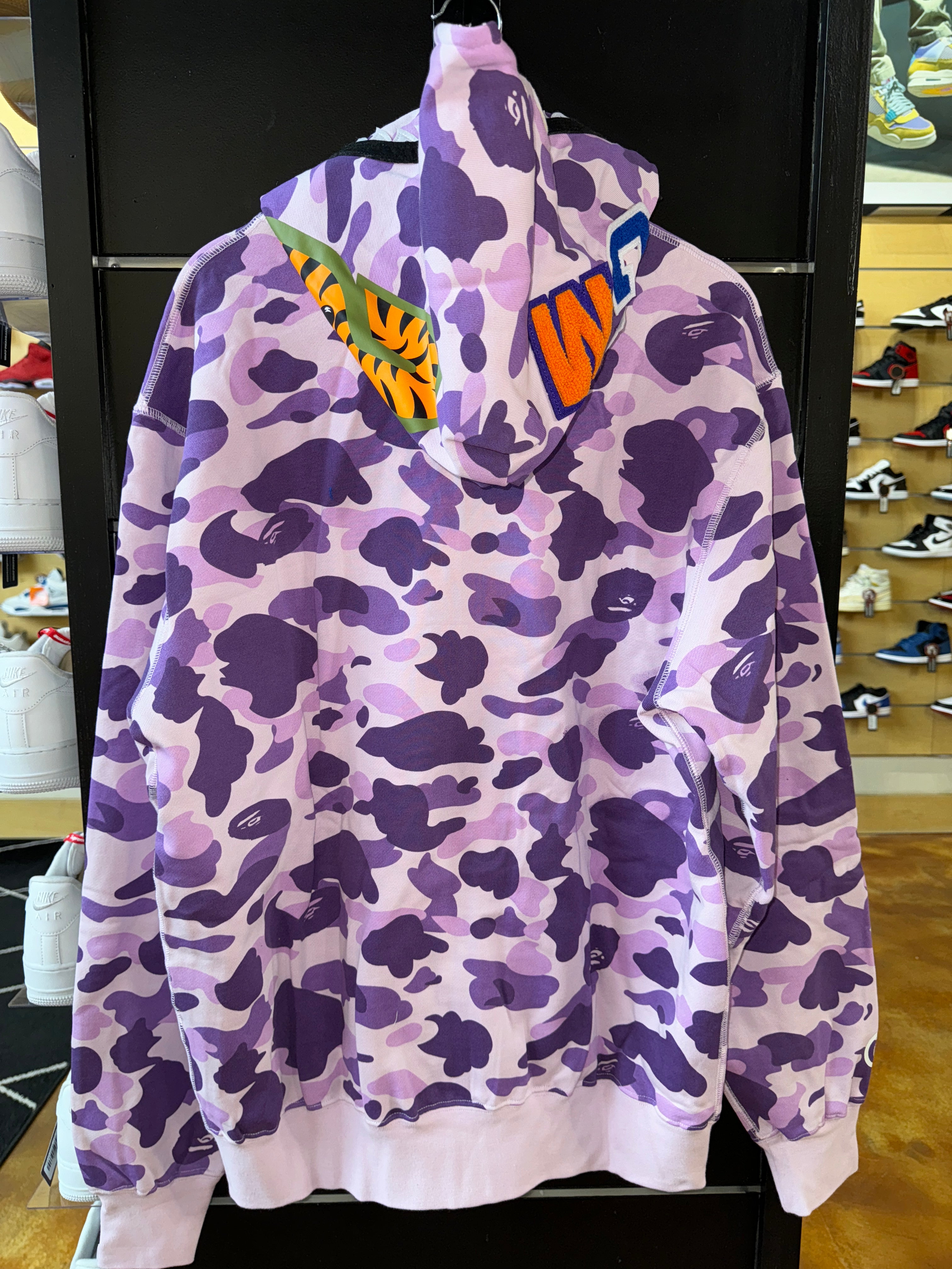 BAPE HOODIE LIGHT PURPLE