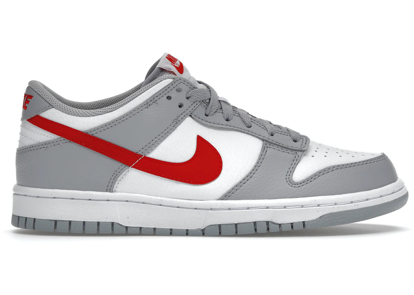 NIKE DUNK LOW WHITE GRAY RED