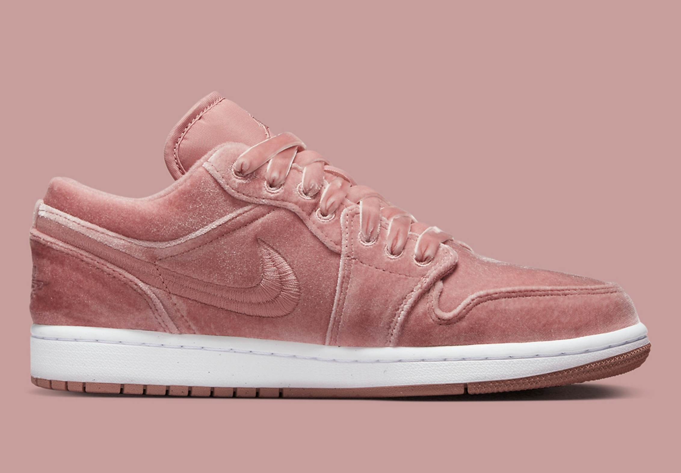 Pink velvet jordans Clearance
